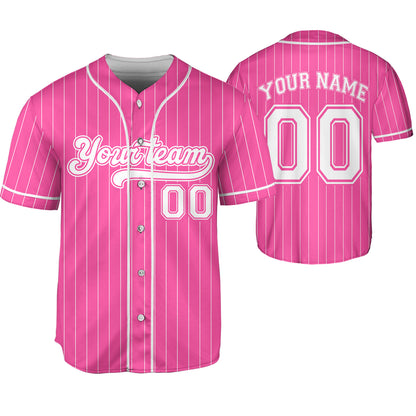 Custom Baseball Jersey - Personalized Team Name & Number - Sports Fan Gift for Men & Women