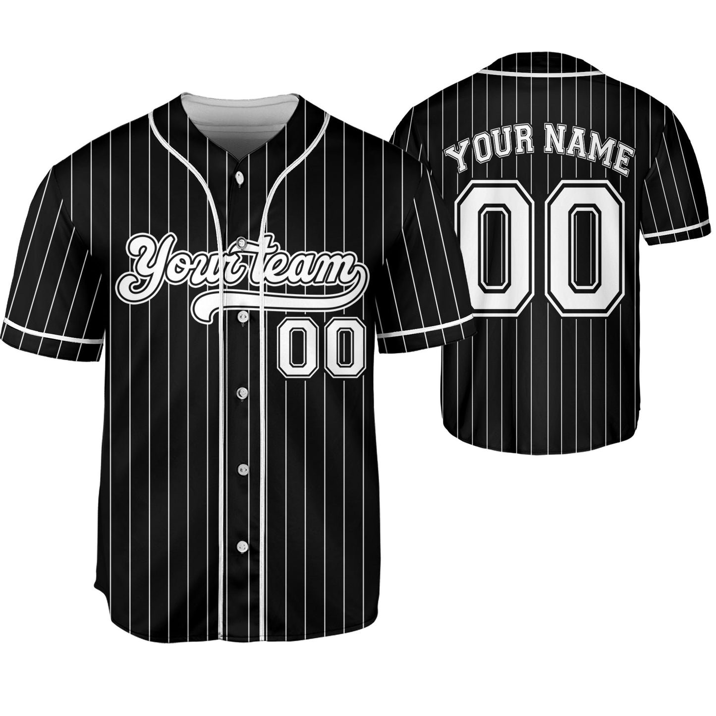 Custom Baseball Jersey - Personalized Team Name & Number - Sports Fan Gift for Men & Women