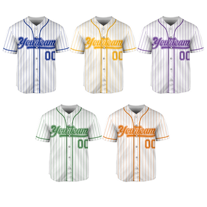 Custom Baseball Jersey - Personalized Name & Number - Team Matching Jersey